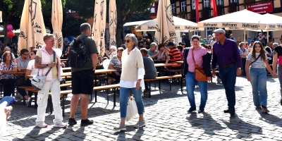 Das Herbstfest in Neustadt an der Aisch dürfte auch in diesem Jahr wieder zahlreiche Besucher in die Stadt locken.  (Foto: Gudrun Schwarz-Köhler)