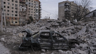 Die ostukrainische Bergarbeiterstadt Pokrowsk ist seit Monaten schwer umkämpft. (Archivbild) (Foto: Iryna Rybakova/Ukrainian 93rd Mechanized brigade/AP/dpa)