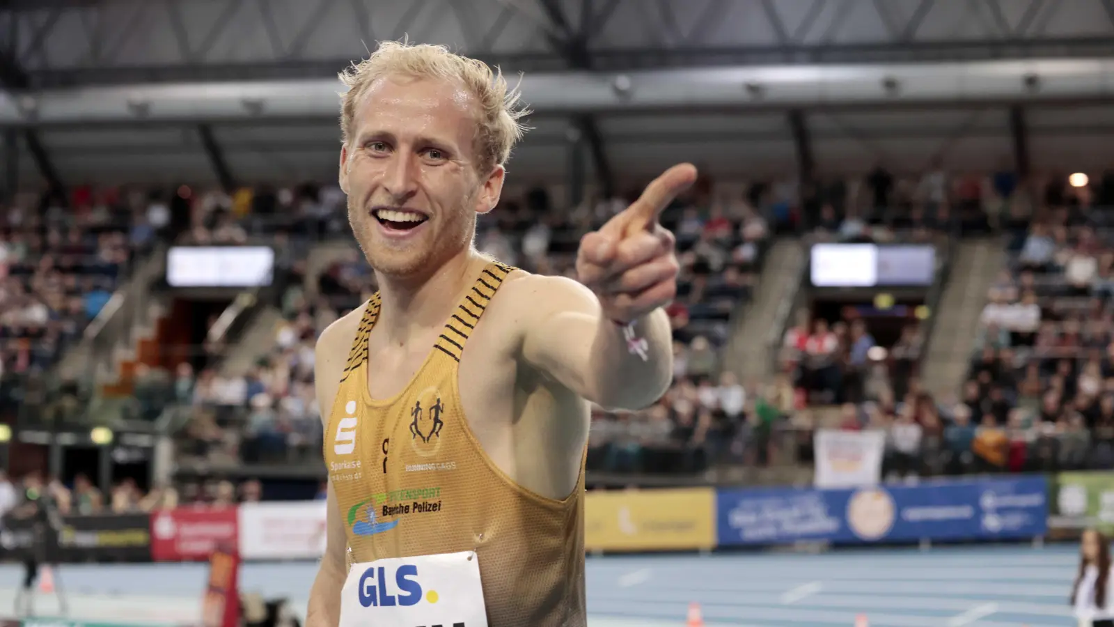 Da lang geht&#39;s nach Rom: Florian Bremm, hier nach dem Titelgewinn in der Halle, hat in Südafrika und Italien trainiert. (Foto: Theo Kiefner)