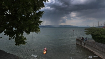 In Bayern drohen am Sonntag Gewitter. (Archivbild) (Foto: Karl-Josef Hildenbrand/dpa)