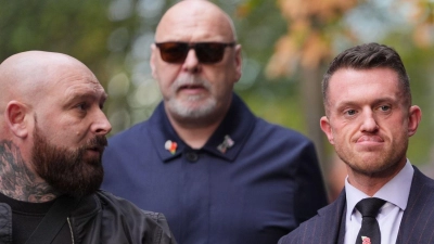 Tommy Robinson droht eine mehrjährige Haftstrafe.  (Foto: Yui Mok/PA Wire/dpa)