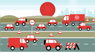 Osterferien-Start bedeutet Stau-Alarm: Vom 27. bis 29. März rechnen ADAC und ACE mit viel Verkehr auf den Fernstraßen – vor allem auf den Nord-Süd-Achsen. (Foto: dpa-Infografik Gmbh/dpa-tmn)