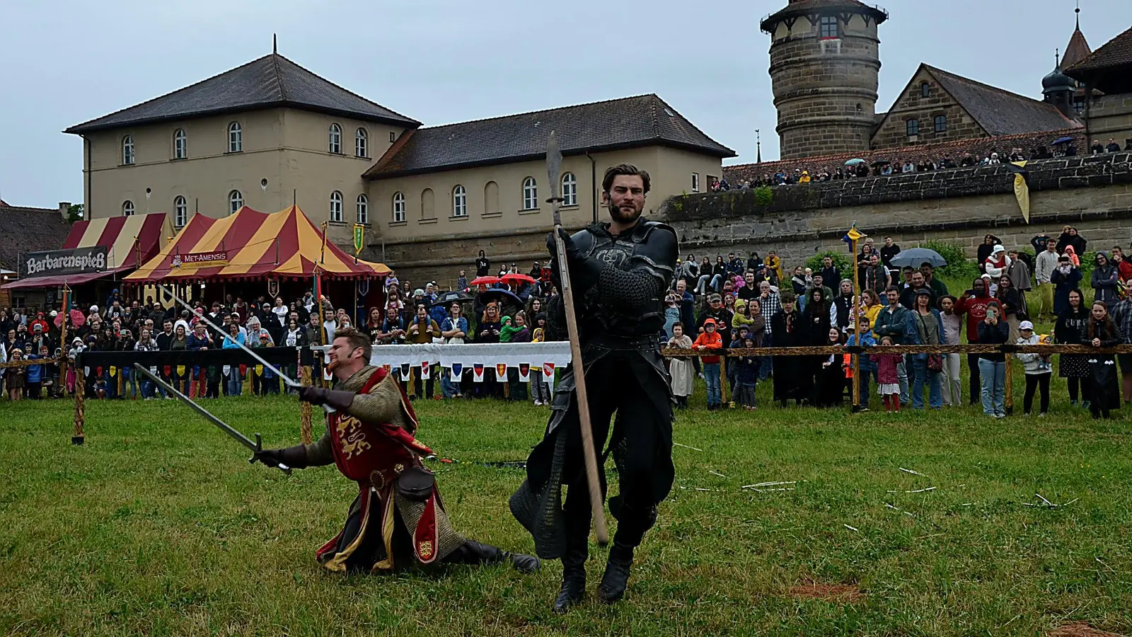 Die Ritterspiele in Lichtenau sind auch in diesem Jahr eine imposante Mittelalter-Show. (Foto: Yvonne Neckermann)