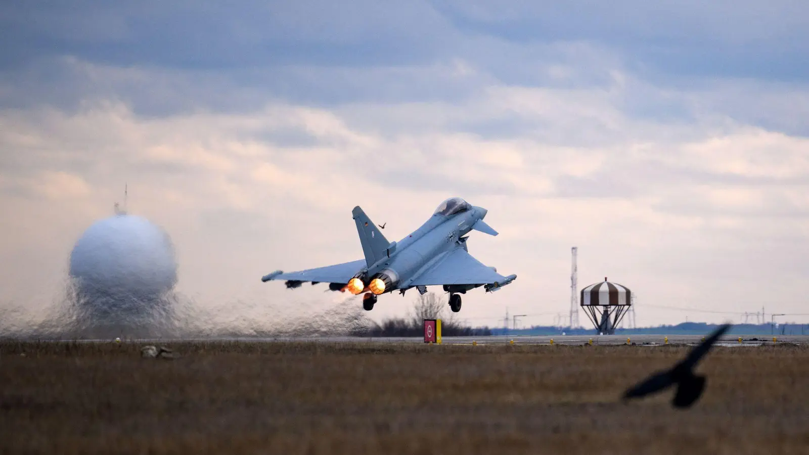 Deutsche Luftwaffe unterstützt Rumänien (Foto: Bernd von Jutrczenka/dpa)