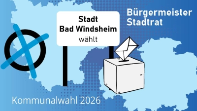 In Bad Windsheim findet am 8. März 2026 die Kommunalwahl statt. (Grafik: Susanne Pöhlmann)
