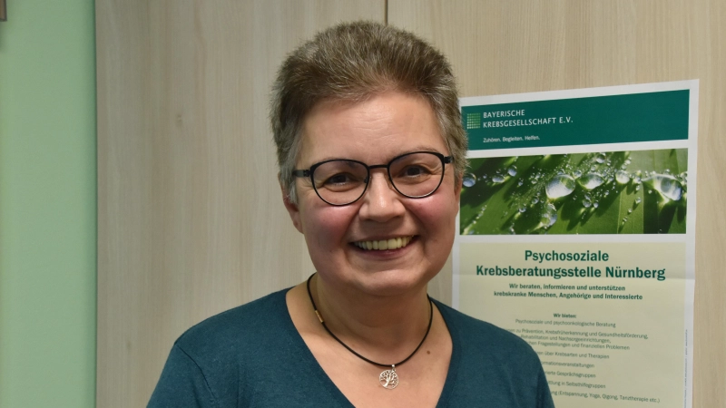 Diplom-Sozialpädagogin und Psychoonkologin Gerda Ruttmann berät krebskranke Menschen und deren Angehörige. (Foto: Silvia Schäfer)