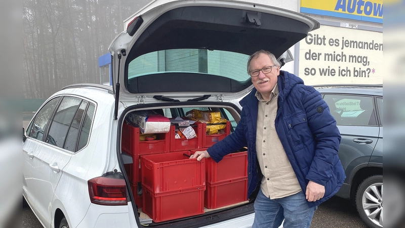 Einmal in der Woche bietet Friedrich Rohm zusammen mit seiner Frau Lore einen Einkaufsdienst für ältere Menschen im Seniorenheim an. (Foto: Lore Rohm)