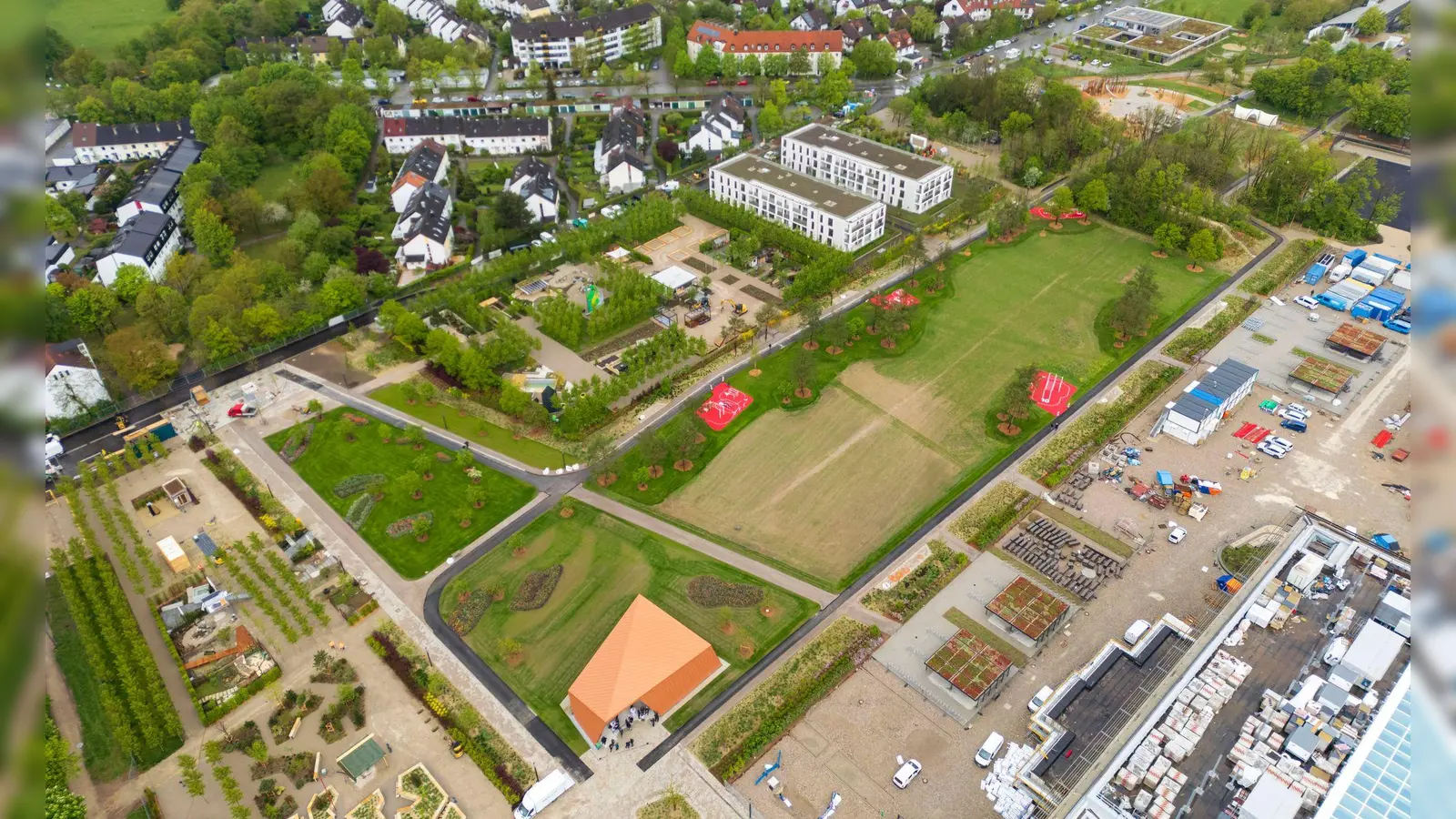 Das Gelände der Landesgartenschau. (Archivfoto) (Foto: Peter Kneffel/dpa)