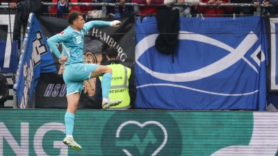 Brachte die TSG gegen den HSV in Führung: Fisnik Asllani.  (Foto: Christian Charisius/dpa)