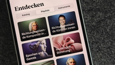 Klassische Musik kann man bei Apple Music in einer eigenen App entdecken. (Foto: Till Simon Nagel/dpa-tmn)
