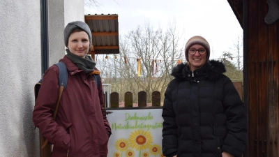 Gewährten einen Einblick (von links): Manuela Körner-Ingold und Marina Wiesinger. (Foto: Florian Schwab)