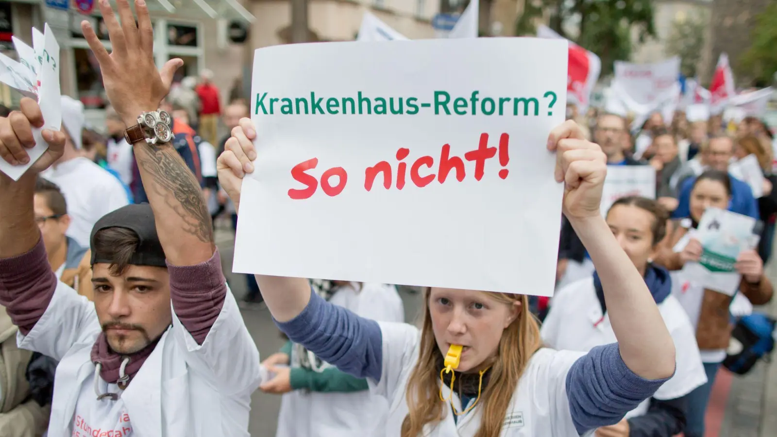 Die BKG drängt auf schnelle Nachbesserungen an der Krankenhausreform. (Archivbild) (Foto: Daniel Karmann/dpa)