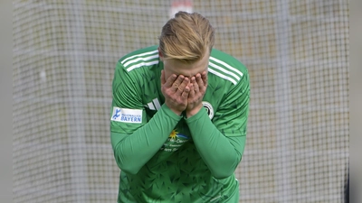 Die vergebenen Torchancen aus den ersten Minuten waren die Ursünde der Ansbacher (hier Niklas Seefried) in diesem Spiel. (Foto: Martin Rügner)