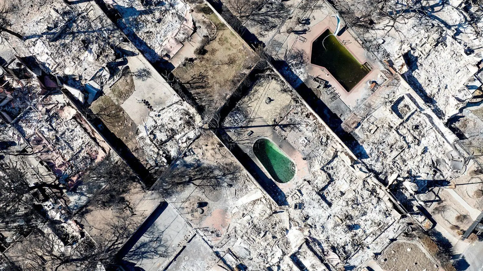 Die verheerenden Waldbrände des vergangenen Winters in Kalifornien kosten die Munich Re über eine Milliarde Euro. (Foto: Noah Berger/FR34727 AP/AP/dpa)