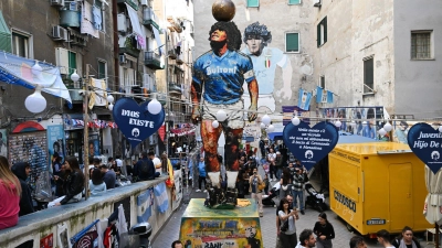 Neapel gestaltet Madonna-Gedenkstätte um (Foto-Archiv). (Foto: Arne Dedert/dpa)