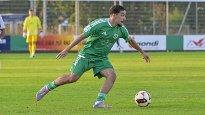 Tarkan Ücüncü (hier in einem anderen Spiel) brachte Ansbach in Führung. (Foto: Martin Rügner)