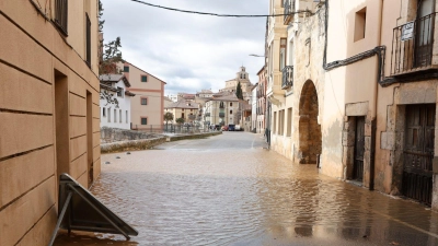 Durch starke Niederschläge gab es im Februar unter anderem in Spanien Überschwemmungen. (Archivbild) (Foto: Concha Ortega Oroz/EUROPA PRESS/dpa)