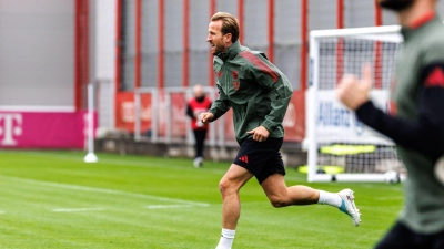 Harry Kane will beim Auswärtsspiel in Zypern wieder vorangehen. (Foto: Matthias Balk/dpa)