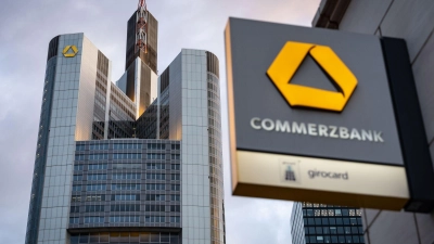 Vom Milliardengewinn der Commerzbank 2025 sollen die Aktionärinnen und Aktionäre des Dax-Konzerns profitieren - zu einem großen Teil also auch die Unicredit. (Archivbild) (Foto: Frank Rumpenhorst/dpa)
