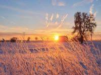 Magische Momente - gesehen zwischen Buch am Wald und Hürbel (Foto: Conny Schober)