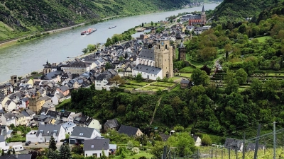 Gartenreich: In Oberwesel können gleich fünf grüne Oasen besucht werden. (Foto: Bernd F. Meier/dpa-tmn)