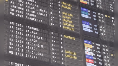 Welche Rechte haben Reisende, wenn der Flug verspätet ist oder ganz gestrichen wird? (Symbolbild) (Foto: Ine Gillis/Belga/dpa)