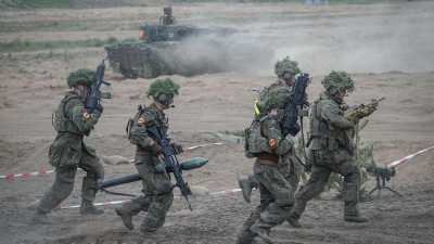 Abschluss der Nato-Übung Quadriga 2024 (Foto: Kay Nietfeld/dpa)