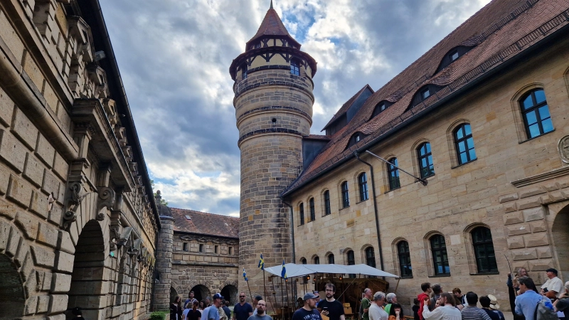 Wie hier bei den Ritterspielen soll die Festung in Lichtenau zum Burgfest Ende August reichlich bevölkert sein. (Archivbild: Andrea Walke)