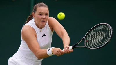 Jule Niemeier erreichte 2022 das Viertelfinale in Wimbledon. (Foto: Alberto Pezzali/AP)