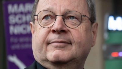Der Limburger Bischof Georg Bätzing gibt seinen Posten als Vorsitzender der Deutschen Bischofskonferenz nach sechs Jahren auf. (Archivbild) (Foto: Marijan Murat/dpa)
