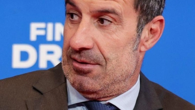 Luis Figo hat von Gianni Infantino die Schnauze voll. (Archivbild) (Foto: Christian Charisius/dpa)
