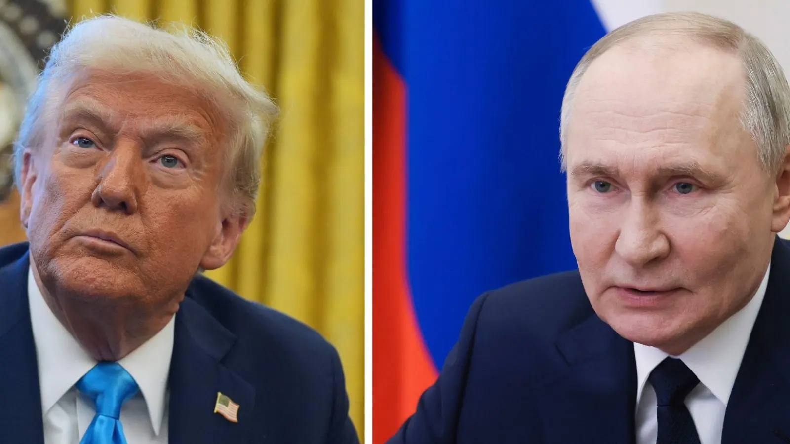 Das nächste Gespräch zwischen Trump und Putin wird mit Spannung erwartet. (Archivbild) (Foto: Evan Vucci/AP/Mikhail Metzel/Pool Sputnik Kremlin via AP/dpa)