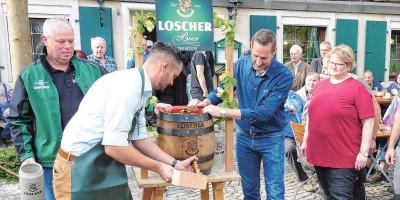Erster Bürgermeister Peter Kaltenhäuser wird den Bieranstich am Samstag um 16.30 Uhr vornehmen. (Foto: Theo Kretzmann)