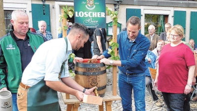 Erster Bürgermeister Peter Kaltenhäuser wird den Bieranstich am Samstag um 16.30 Uhr vornehmen. (Foto: Theo Kretzmann)