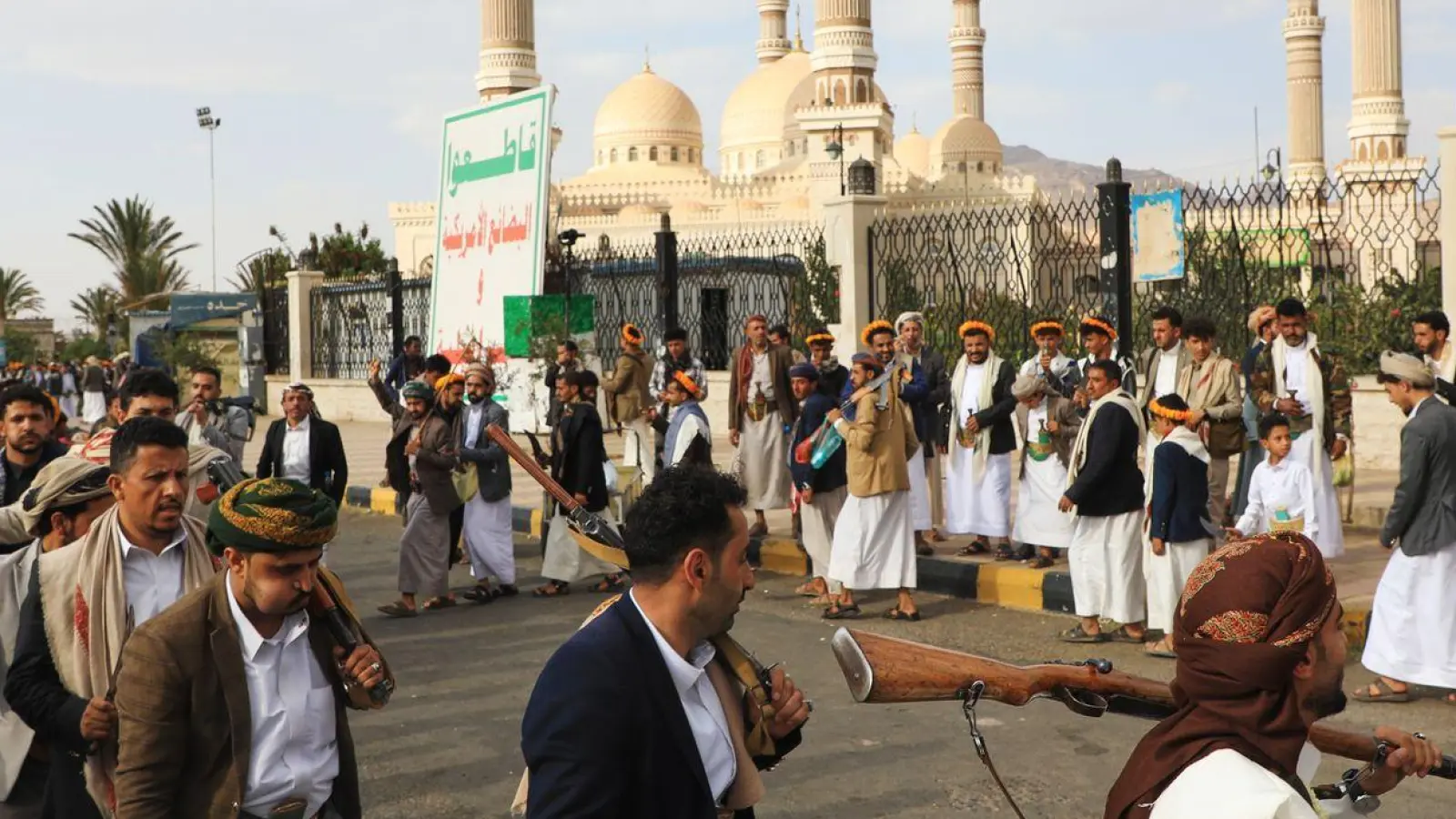 Der Krieg zwischen den Huthi im Jemen und Saudi-Arabien droht zu eskalieren. (Foto: Osamah Abdulrahman/AP/dpa)