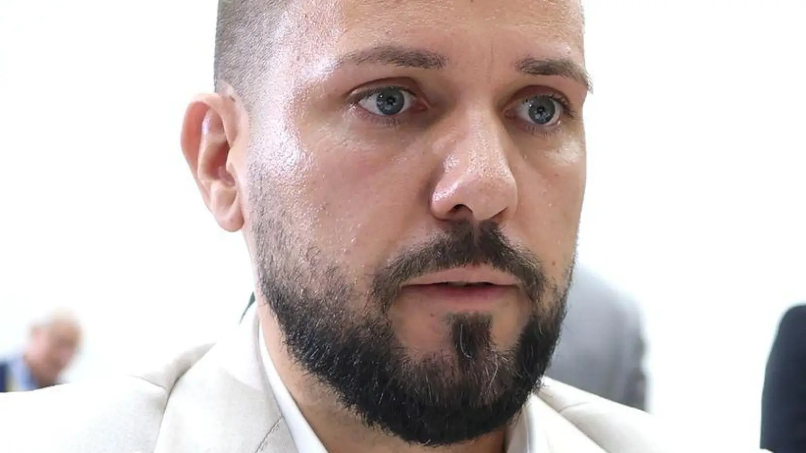 Nun Landtagspräsident in Magdeburg: AfD-Politiker Tobias Rausch. (Archivbild) (Foto: Jan Woitas/dpa pool/dpa)