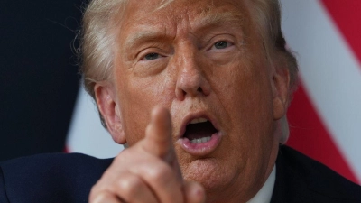 US-Präsident Donald Trump hat sich erstmals persönlich mit Venezuelas amtierender Präsidentin Delcy Rodríguez getroffen. (Archivbild) (Foto: Julia Demaree Nikhinson/AP/dpa)