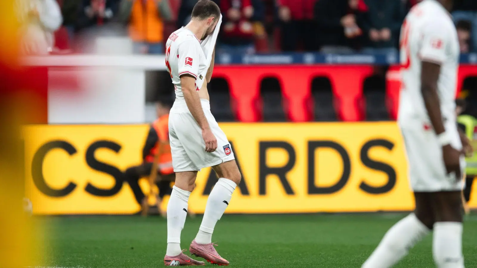 Beim 0:6 gegen Leverkusen war Heidenheim chancenlos.  (Foto: Marius Becker/dpa)