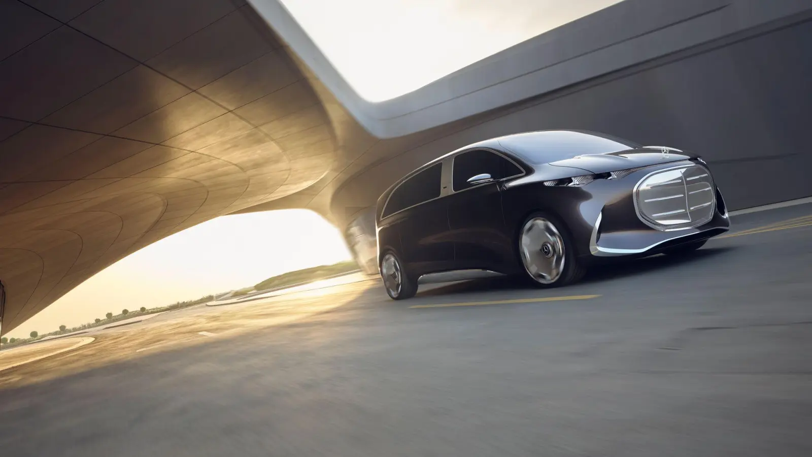 Raum-Schiff: Noch ist der luxuriöse Van eine Studie - doch die Serienmodelle folgen sicher. (Foto: Mercedes-Benz AG/dpa-tmn)