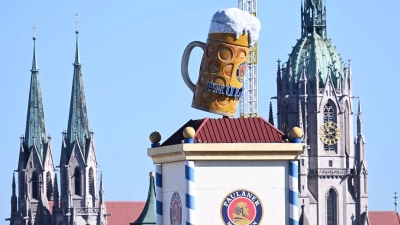 Paulaner - hier ein Bild vom Oktoberfest - hat vergangenes Jahr deutlich mehr Getränke verkauft. (Archivbild) (Foto: Sven Hoppe/dpa)
