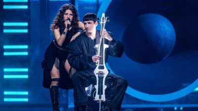 Viel Applaus beim ESC für das Deutschland-Duo Abor &amp; Tynna. (Foto: Jens Büttner/dpa)