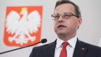 Polens früherer Vize-Justizminister Marcin Romanowski wird wegen Korruptionsverdachts gesucht. (Archivbild) (Foto: Mateusz Marek/PAP/dpa)