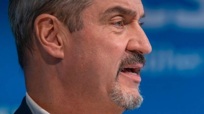 CSU-Chef Markus Söder wählt klare Worte in Richtung AfD.  (Foto: Peter Kneffel/dpa)