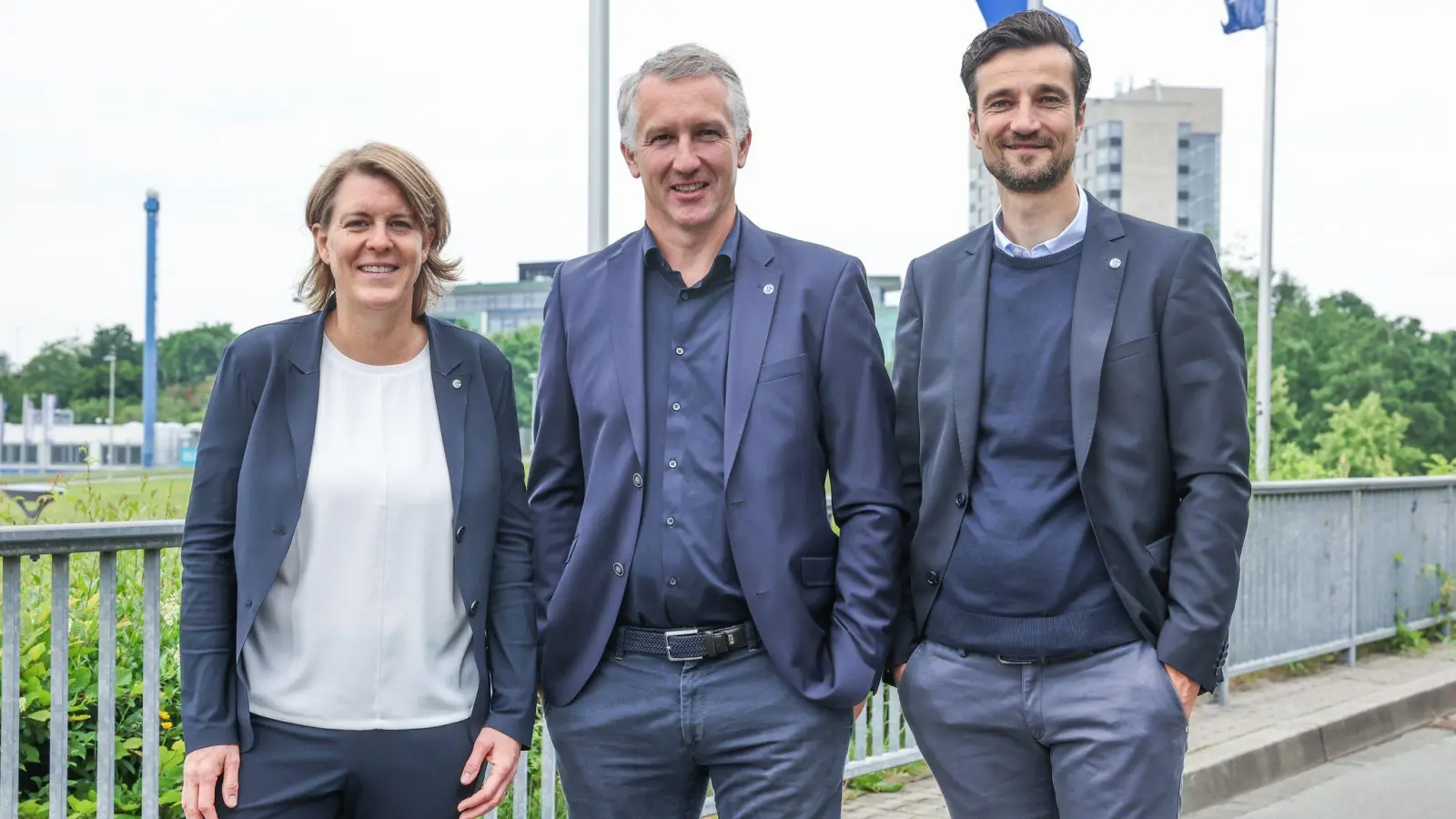 Schalkes Vorstandscrew erlebte am Samstag eine entspanntere Mitgliederversammlung als 2024. (Archivbild) (Foto: Tim Rehbein/dpa)