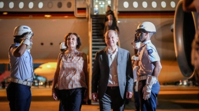 Der Ukraine-Krieg steht zwar nicht auf der Tagesordnung des G20-Gipfels. Kanzler Scholz will ihn in Rio aber thematisieren. (Foto: Kay Nietfeld/dpa)