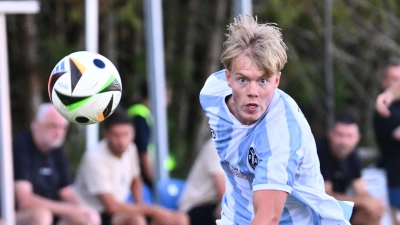 Fabio Wagner ist Teil der neuen Mannschaft, die der TSV 1860 München für die Regionalliga zusammengestellt hat (hier beim Pokalspiel in Wendelstein).  (Foto: Sportfoto Zink/Wolfgang Zink)