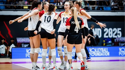 Der Auftakt gelang den deutschen Frauen. (Foto: ---/Deutscher Volleyball-Verband /dpa)