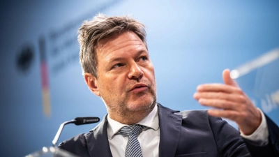 „Ich bin ganz optimistisch, dass wir auf gutem Weg sind, uns zu einigen“, sagt Bundeswirtschaftsminister Robert Habeck. (Foto: Michael Kappeler/dpa)