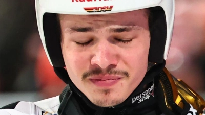 Fühlte sich beim Finale nicht wohl: Philipp Raimund. (Foto: Daniel Karmann/dpa)