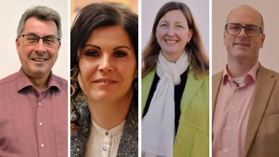Gleich vier Kandidatinnen und Kandidaten stehen in Uffenheim zur Wahl. (Foto: Johannes Zimmermann/Andreas Reum)